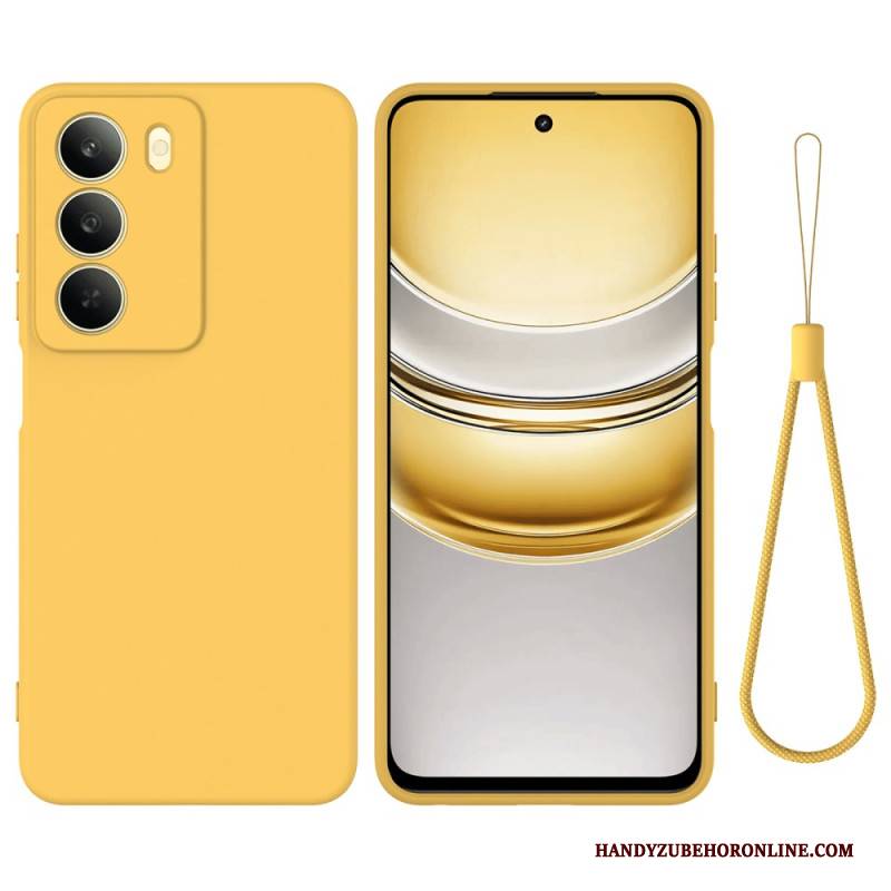 Hülle Realme C75 Handyhülle Flüssigsilikon Mit Trageband