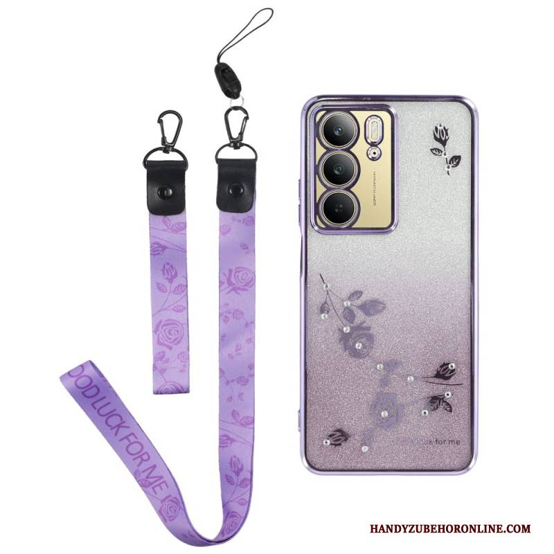 Hülle Realme C75 Handyhülle Kadem Strass Mit Lanyard