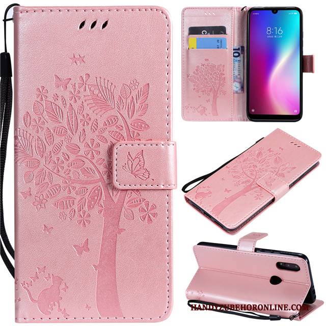 Hülle Redmi 7 Weiche Mini Rot, Case Redmi 7 Lederhülle Handyhüllen