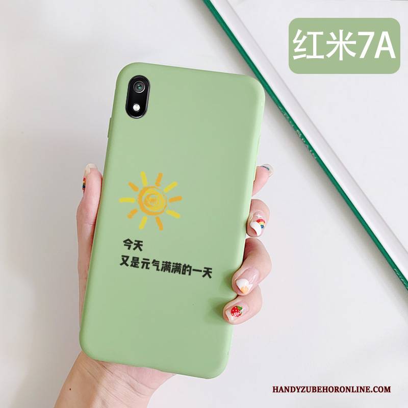 Hülle Redmi 7a Rot Mini, Case Redmi 7a Anti-sturz Grün