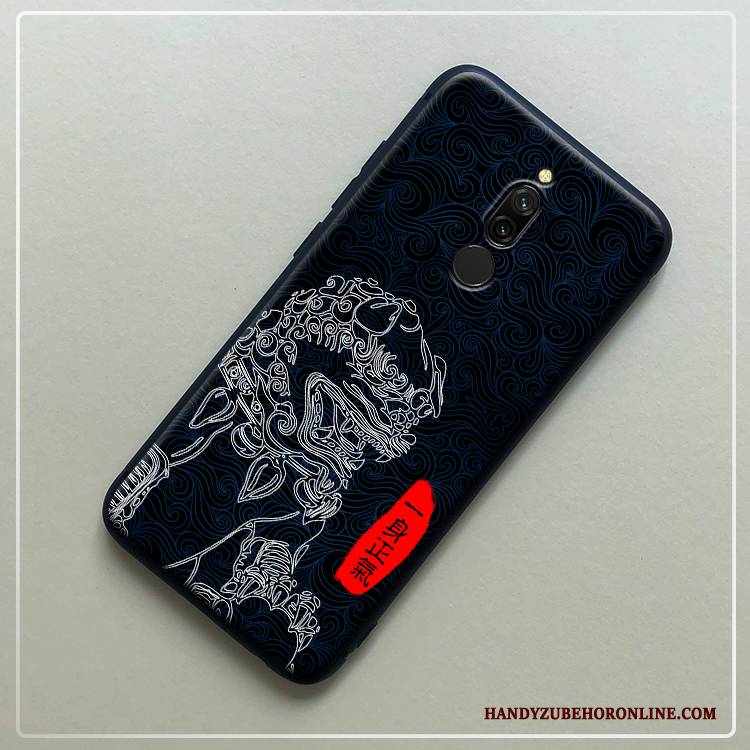Hülle Redmi 8 Weiche Palast Persönlichkeit, Case Redmi 8 Schutz Anti-sturz Schwarz