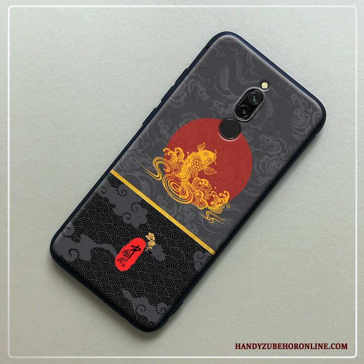 Hülle Redmi 8 Weiche Palast Persönlichkeit, Case Redmi 8 Schutz Anti-sturz Schwarz
