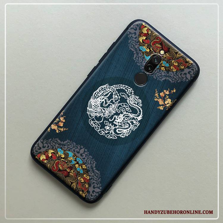 Hülle Redmi 8 Weiche Palast Persönlichkeit, Case Redmi 8 Schutz Anti-sturz Schwarz