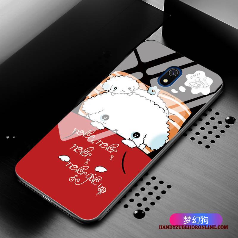 Hülle Redmi 8a Kreativ Rot Gelb, Case Redmi 8a Mode Persönlichkeit Schwer