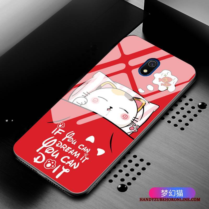 Hülle Redmi 8a Kreativ Rot Gelb, Case Redmi 8a Mode Persönlichkeit Schwer