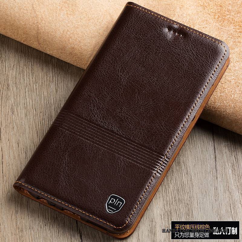 Hülle Redmi Note 4x Leder Rosa Handyhüllen, Case Redmi Note 4x Schutz Rot