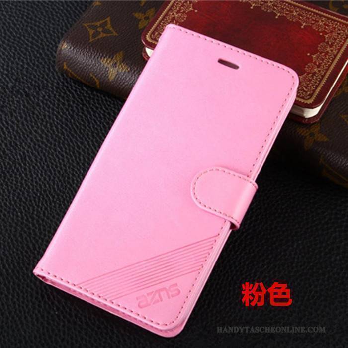 Hülle Redmi Note 4x Weiche Handyhüllen Anti-sturz, Case Redmi Note 4x Folio Rot