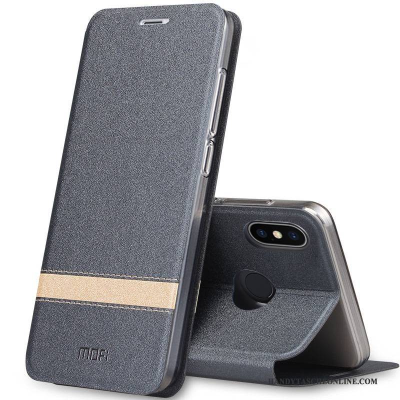 Hülle Redmi Note 5 Pro Taschen Rot Anti-sturz, Case Redmi Note 5 Pro Schutz Gold Handyhüllen