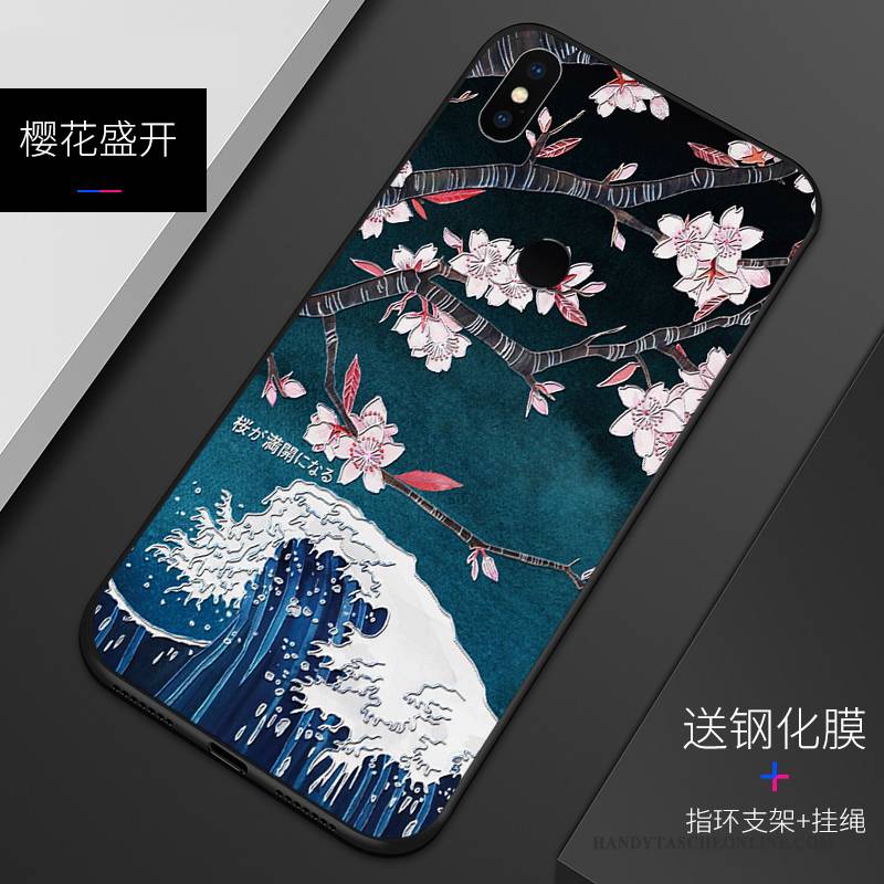 Hülle Redmi Note 5 Prägung Rot Weiß, Case Redmi Note 5 Taschen Muster Handyhüllen
