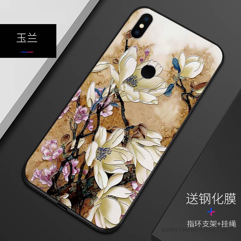 Hülle Redmi Note 5 Prägung Rot Weiß, Case Redmi Note 5 Taschen Muster Handyhüllen