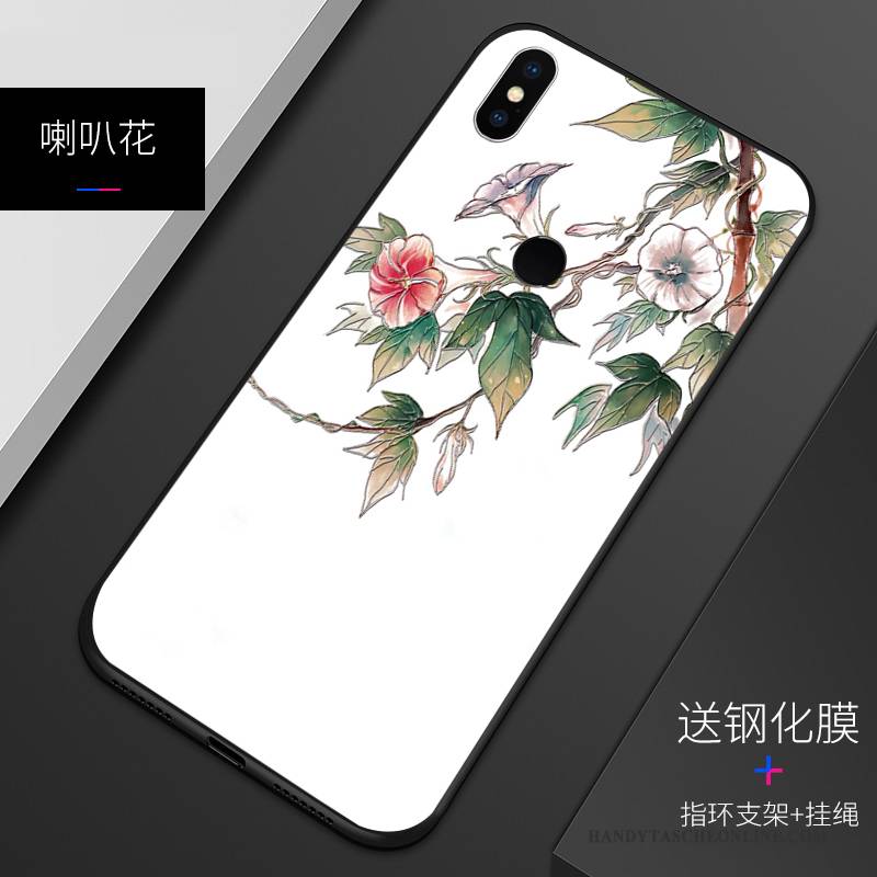 Hülle Redmi Note 5 Prägung Rot Weiß, Case Redmi Note 5 Taschen Muster Handyhüllen