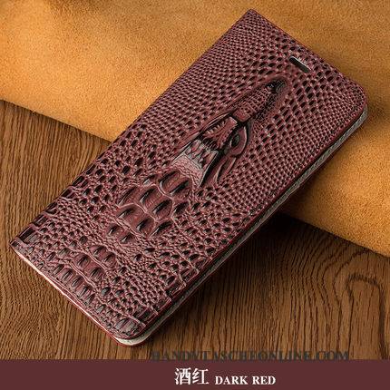 Hülle Redmi Note 5 Schutz Rot Business, Case Redmi Note 5 Luxus Persönlichkeit Drachen