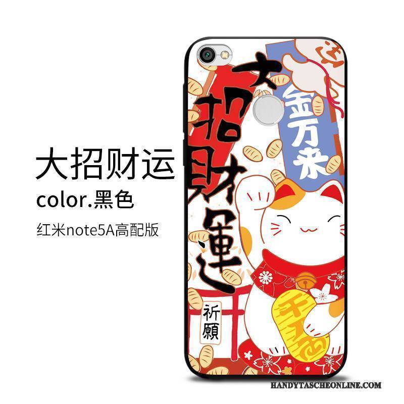 Hülle Redmi Note 5a Kreativ Rot Mini, Case Redmi Note 5a Schutz Hoch Persönlichkeit