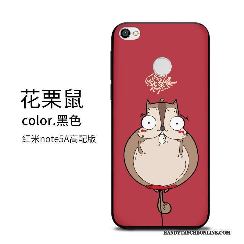 Hülle Redmi Note 5a Kreativ Rot Mini, Case Redmi Note 5a Schutz Hoch Persönlichkeit