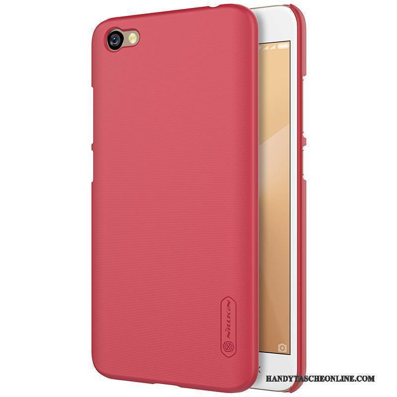 Hülle Redmi Note 5a Schutz Nubuck Gold, Case Redmi Note 5a Weiß Hoch