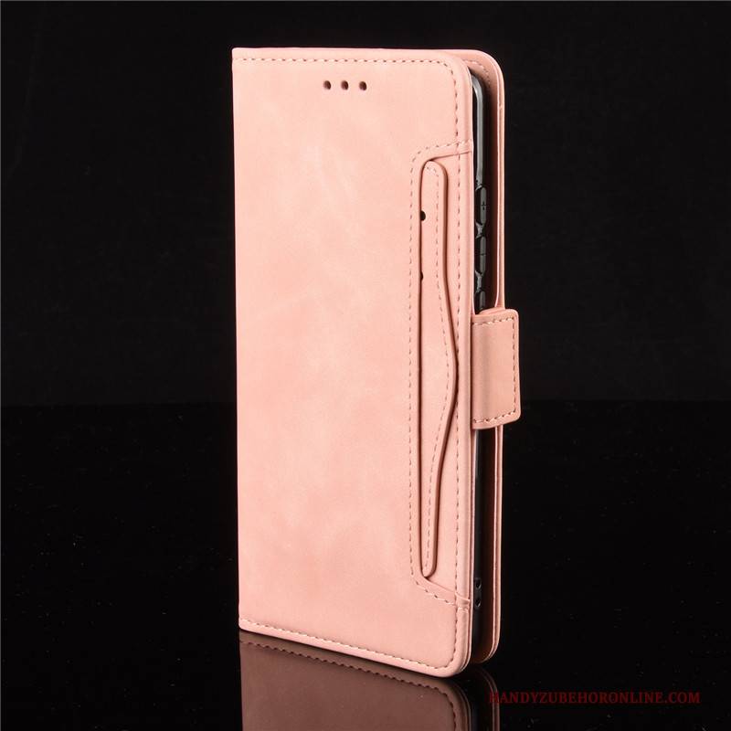Hülle Redmi Note 8t Weiche Handyhüllen Schwarz, Case Redmi Note 8t Geldbörse Mini Rot