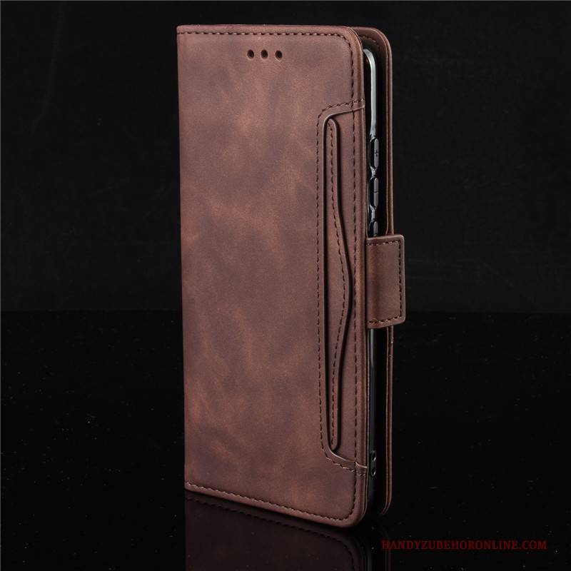 Hülle Redmi Note 8t Weiche Handyhüllen Schwarz, Case Redmi Note 8t Geldbörse Mini Rot