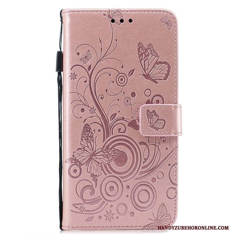 Hülle Samsung Galaxy A10 Silikon Gold Handyhüllen, Case Samsung Galaxy A10 Schutz Schmetterling Anti-sturz