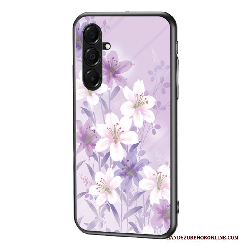 Hülle Samsung Galaxy A17 4g / 5g Blumen Aus Gehärtetem Glas
