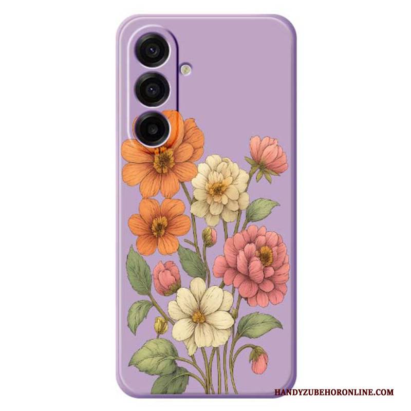 Hülle Samsung Galaxy A17 4g / 5g Blumenmuster