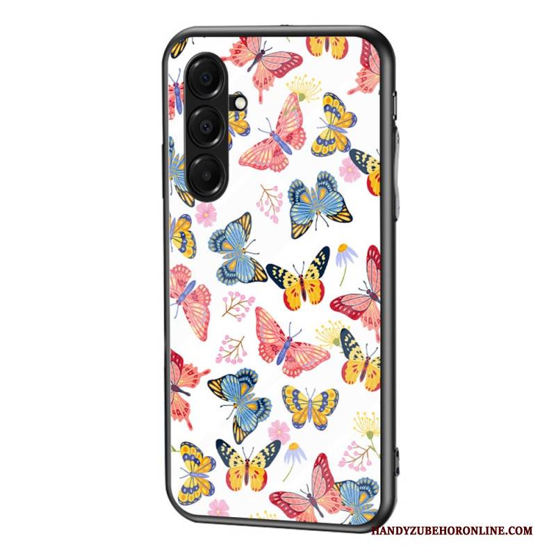 Hülle Samsung Galaxy A17 4g / 5g Schmetterlinge Aus Gehärtetem Glas
