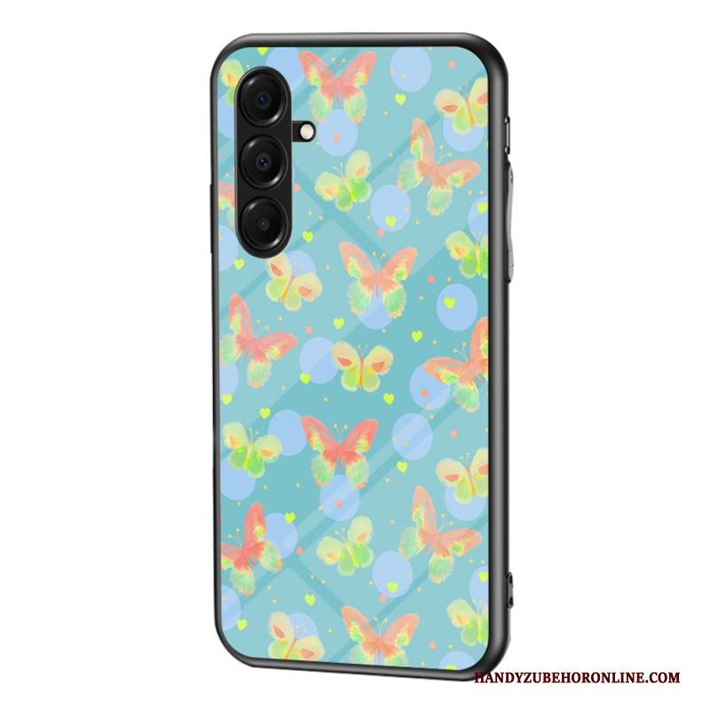 Hülle Samsung Galaxy A17 4g / 5g Schmetterlinge Aus Gehärtetem Glas