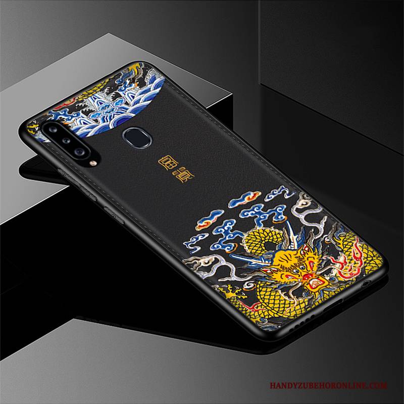 Hülle Samsung Galaxy A20s Schutz Grau Anti-sturz, Case Samsung Galaxy A20s Kreativ Trend Wind