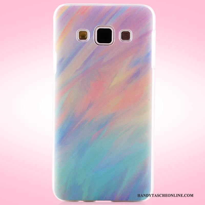 Hülle Samsung Galaxy A3 2015 Gemalt Schwer Rosa, Case Samsung Galaxy A3 2015 Schutz Handyhüllen Nubuck