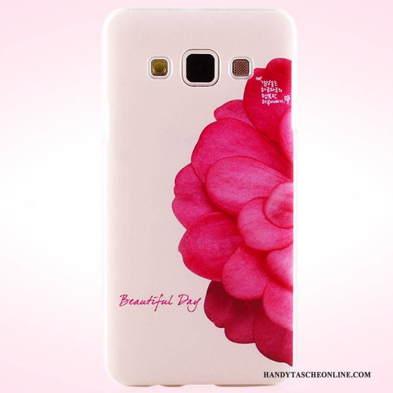 Hülle Samsung Galaxy A3 2015 Gemalt Schwer Rosa, Case Samsung Galaxy A3 2015 Schutz Handyhüllen Nubuck