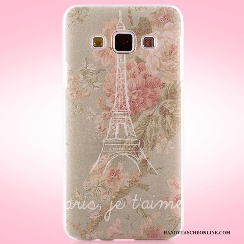 Hülle Samsung Galaxy A3 2015 Gemalt Schwer Rosa, Case Samsung Galaxy A3 2015 Schutz Handyhüllen Nubuck