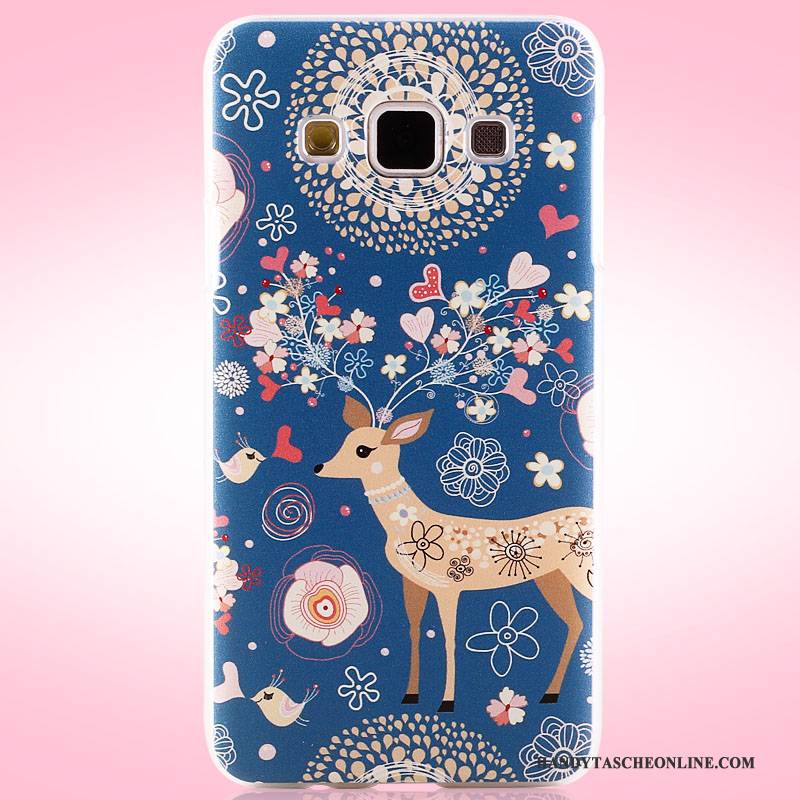 Hülle Samsung Galaxy A3 2015 Gemalt Schwer Rosa, Case Samsung Galaxy A3 2015 Schutz Handyhüllen Nubuck