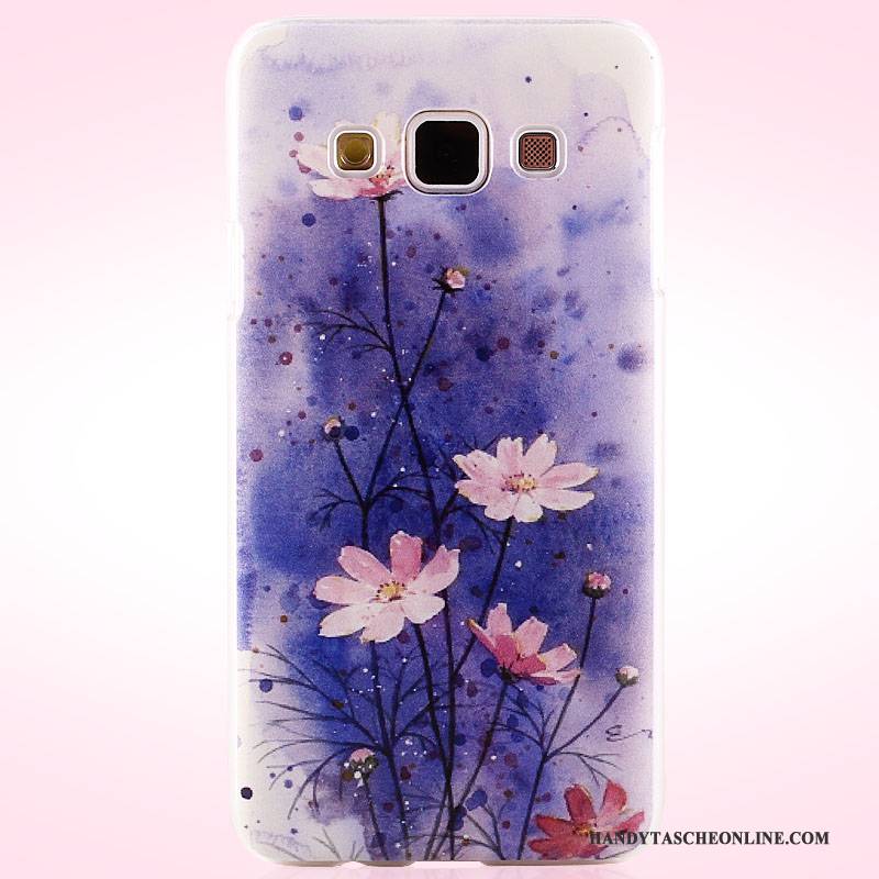Hülle Samsung Galaxy A3 2015 Gemalt Schwer Rosa, Case Samsung Galaxy A3 2015 Schutz Handyhüllen Nubuck