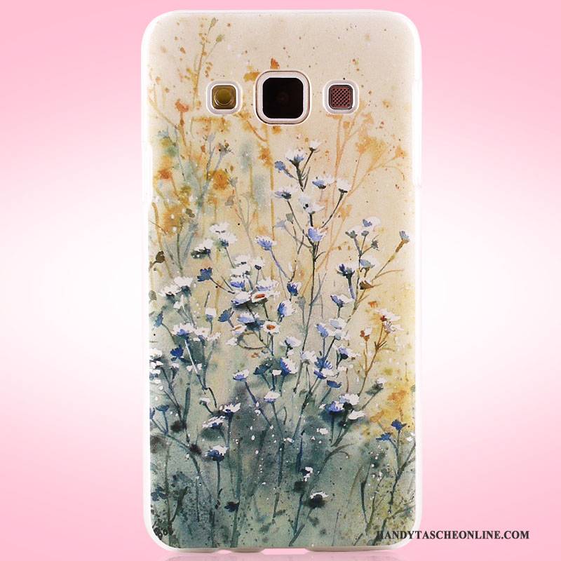Hülle Samsung Galaxy A3 2015 Gemalt Schwer Rosa, Case Samsung Galaxy A3 2015 Schutz Handyhüllen Nubuck