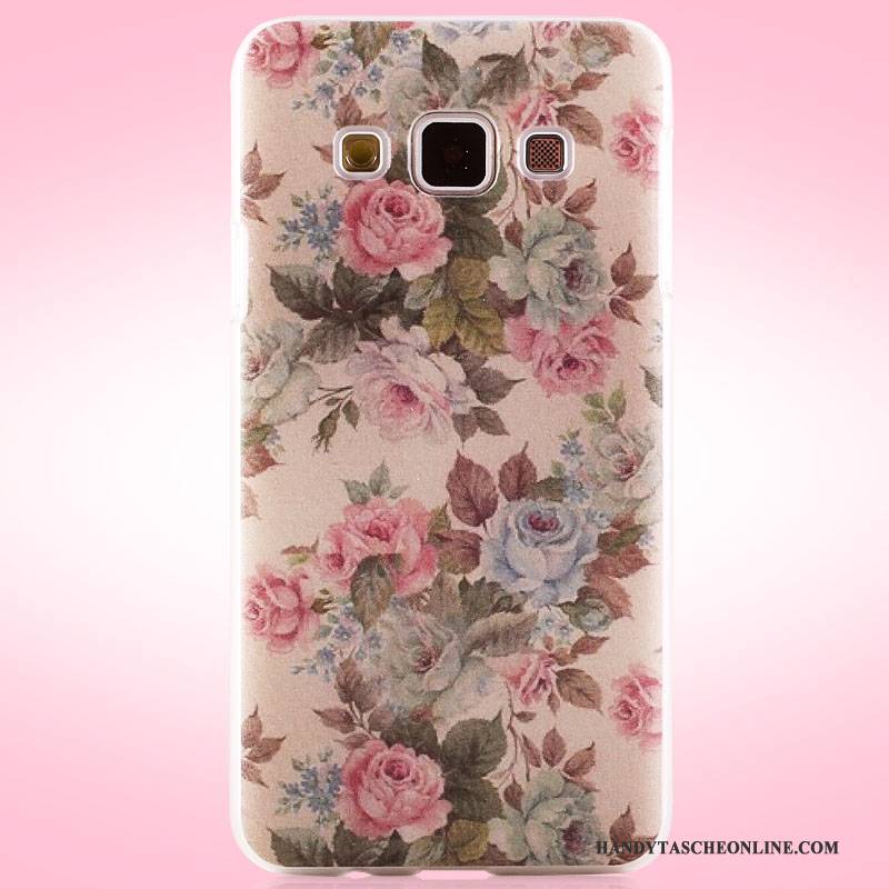 Hülle Samsung Galaxy A3 2015 Gemalt Schwer Rosa, Case Samsung Galaxy A3 2015 Schutz Handyhüllen Nubuck