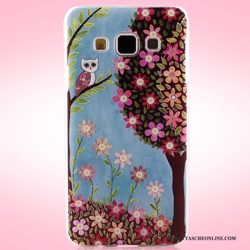 Hülle Samsung Galaxy A3 2015 Gemalt Schwer Rosa, Case Samsung Galaxy A3 2015 Schutz Handyhüllen Nubuck