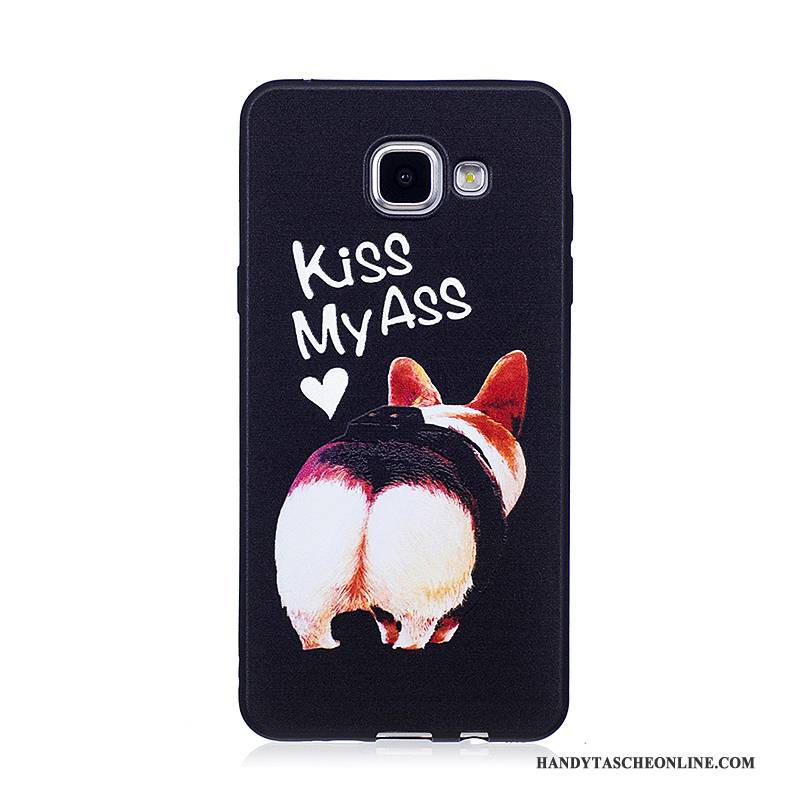 Hülle Samsung Galaxy A3 2016 Schutz Handyhüllen Grün, Case Samsung Galaxy A3 2016 Karikatur Trend