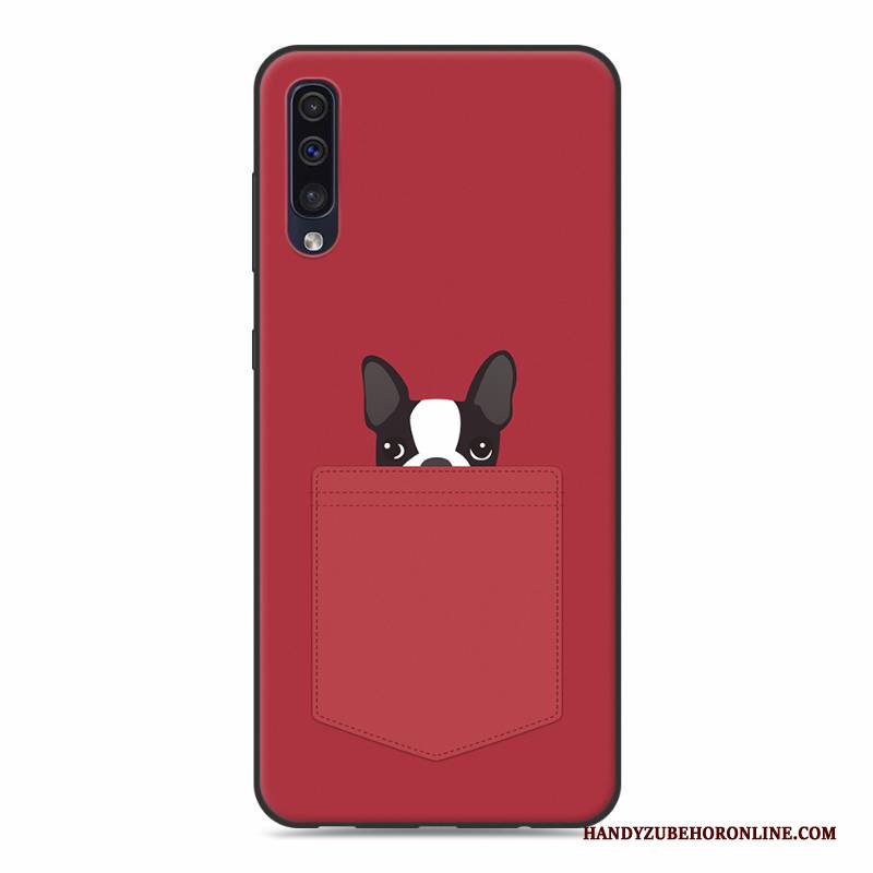 Hülle Samsung Galaxy A30s Karikatur Persönlichkeit Anti-sturz, Case Samsung Galaxy A30s Kreativ Weiß Handyhüllen