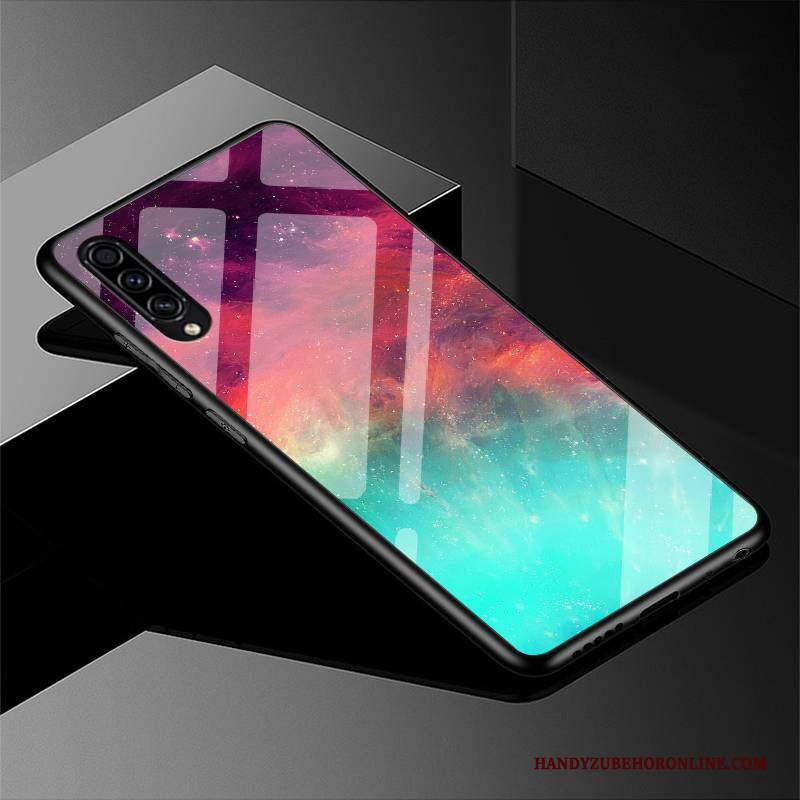 Hülle Samsung Galaxy A30s Taschen Persönlichkeit Netto Rot, Case Samsung Galaxy A30s Kreativ Glas Handyhüllen