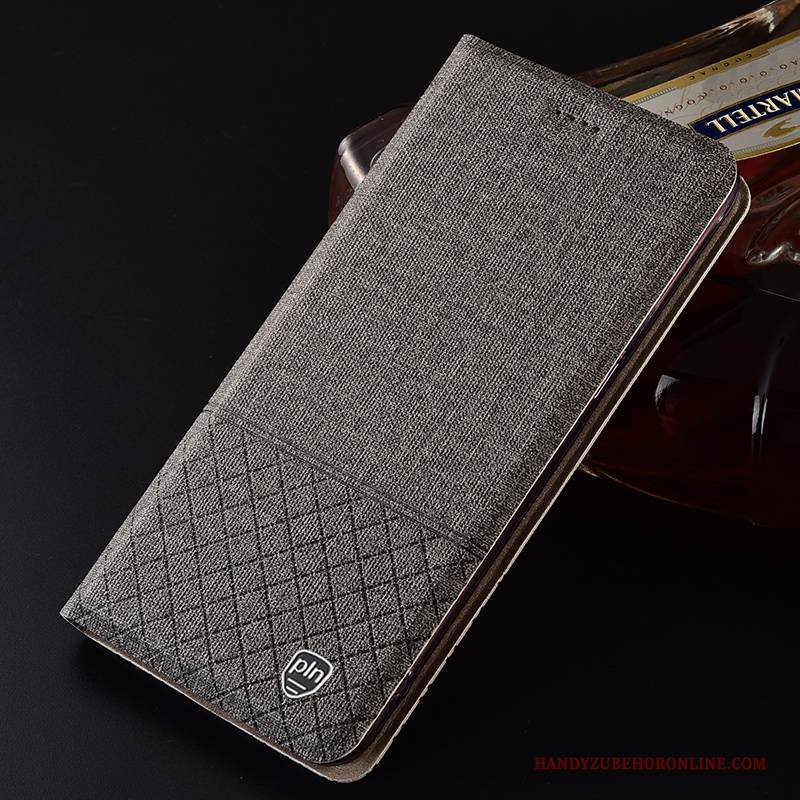 Hülle Samsung Galaxy A40 Lederhülle Anti-sturz Mesh, Case Samsung Galaxy A40 Taschen Handyhüllen Blau