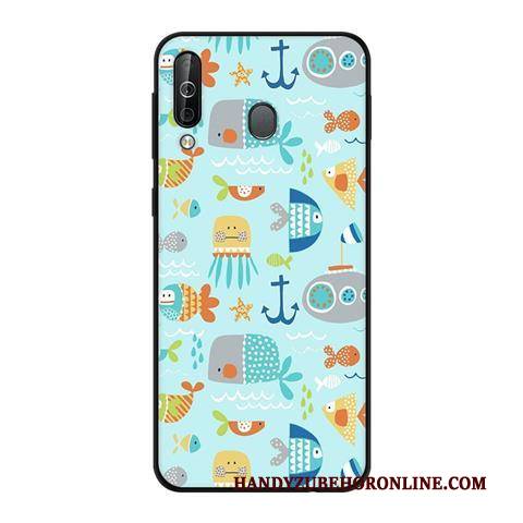 Hülle Samsung Galaxy A40s Weiche Nubuck Schwarz, Case Samsung Galaxy A40s Schutz Wind Rosa