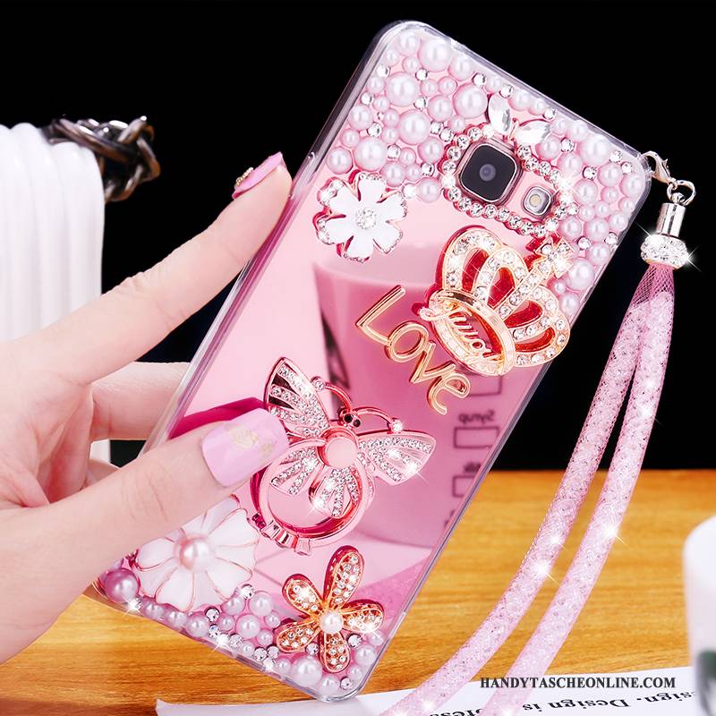 Hülle Samsung Galaxy A5 2016 Schutz Spiegel Anti-sturz, Case Samsung Galaxy A5 2016 Weiche Handyhüllen Trend