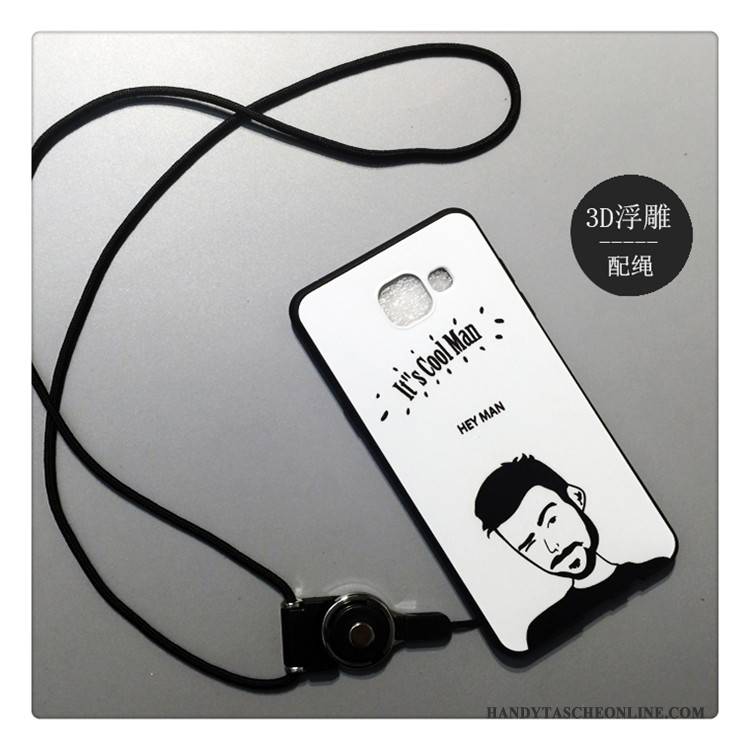Hülle Samsung Galaxy A5 2016 Silikon Grün Handyhüllen, Case Samsung Galaxy A5 2016 Karikatur Anti-sturz Persönlichkeit