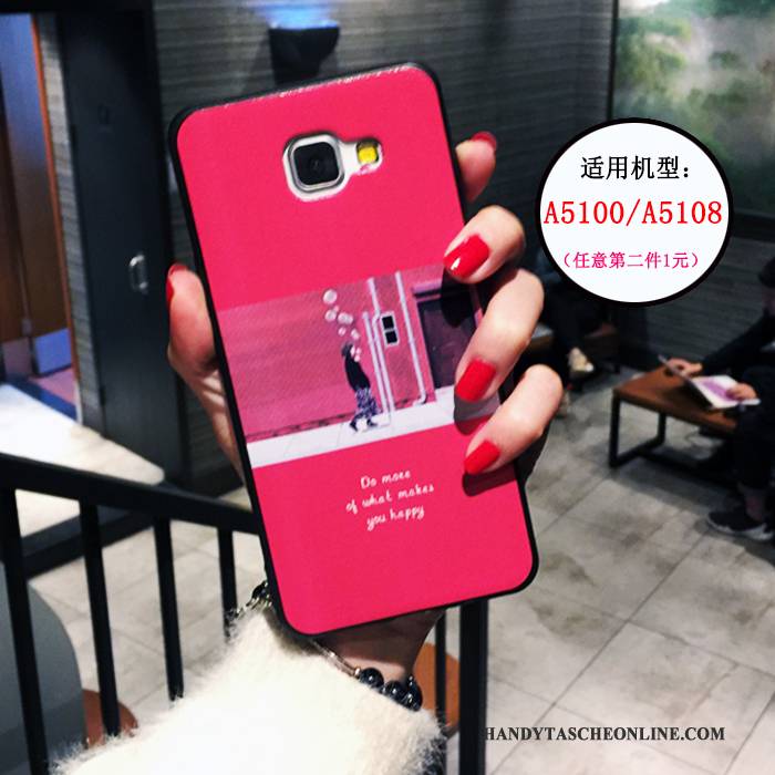 Hülle Samsung Galaxy A5 2016 Silikon Handyhüllen Persönlichkeit, Case Samsung Galaxy A5 2016 Weiche Trend Anti-sturz