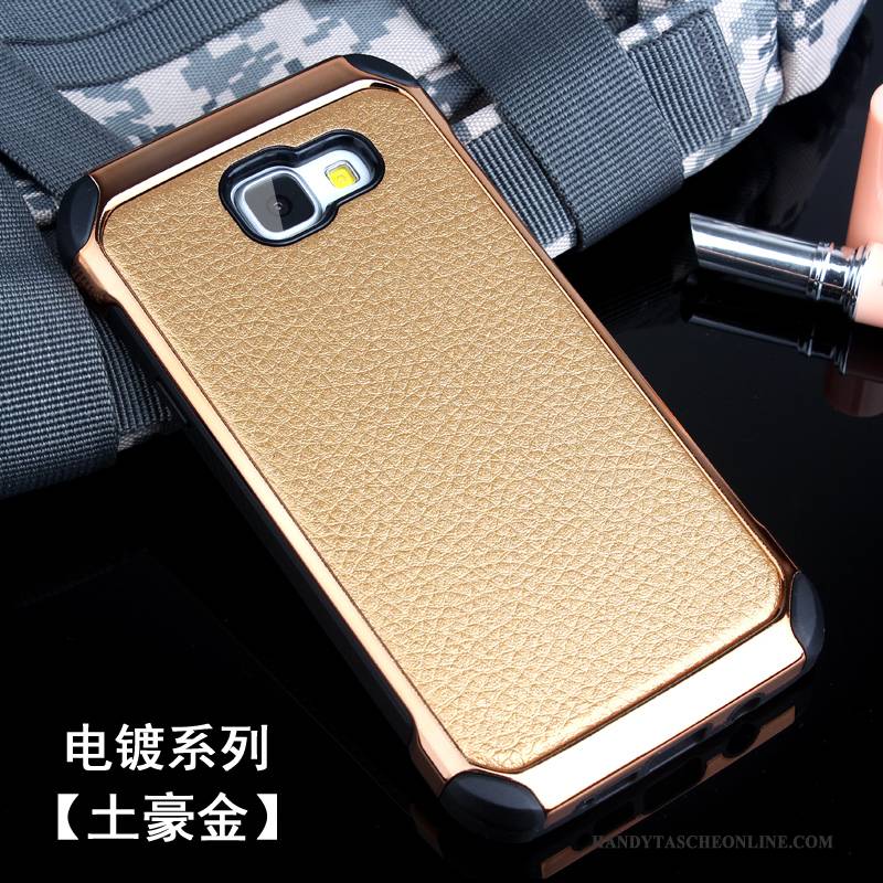 Hülle Samsung Galaxy A5 2016 Silikon Handyhüllen Rot, Case Samsung Galaxy A5 2016 Schutz Anti-sturz Tarnung