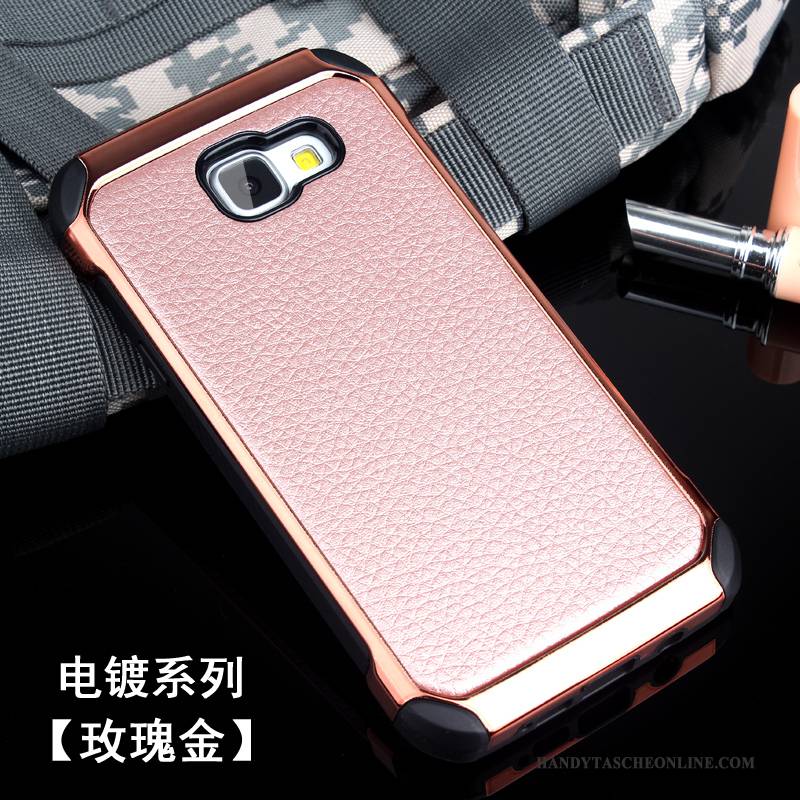 Hülle Samsung Galaxy A5 2016 Silikon Handyhüllen Rot, Case Samsung Galaxy A5 2016 Schutz Anti-sturz Tarnung