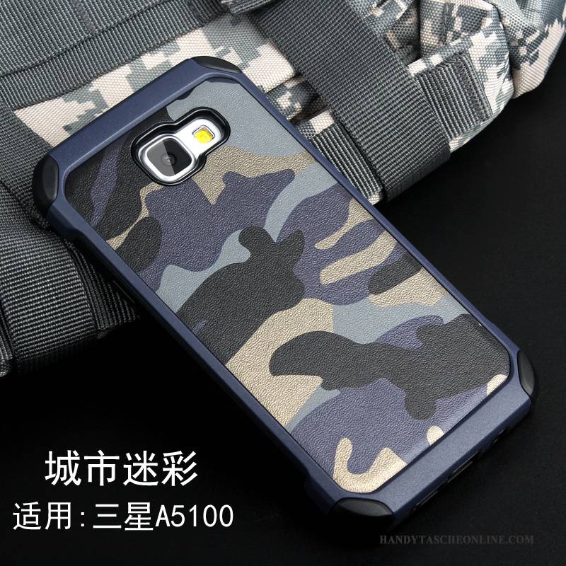 Hülle Samsung Galaxy A5 2016 Silikon Handyhüllen Rot, Case Samsung Galaxy A5 2016 Schutz Anti-sturz Tarnung