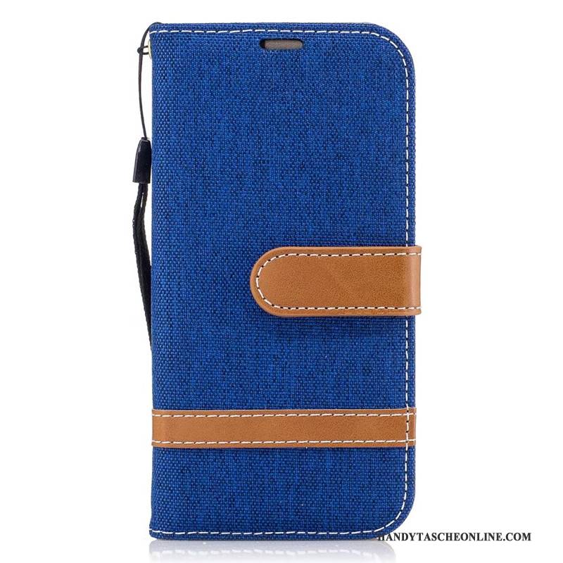 Hülle Samsung Galaxy A5 2017 Geldbörse Denim Lila, Case Samsung Galaxy A5 2017 Schutz