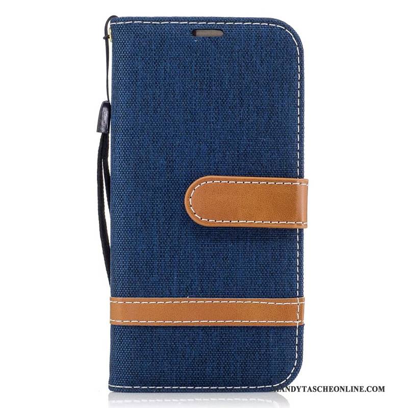 Hülle Samsung Galaxy A5 2017 Geldbörse Denim Lila, Case Samsung Galaxy A5 2017 Schutz
