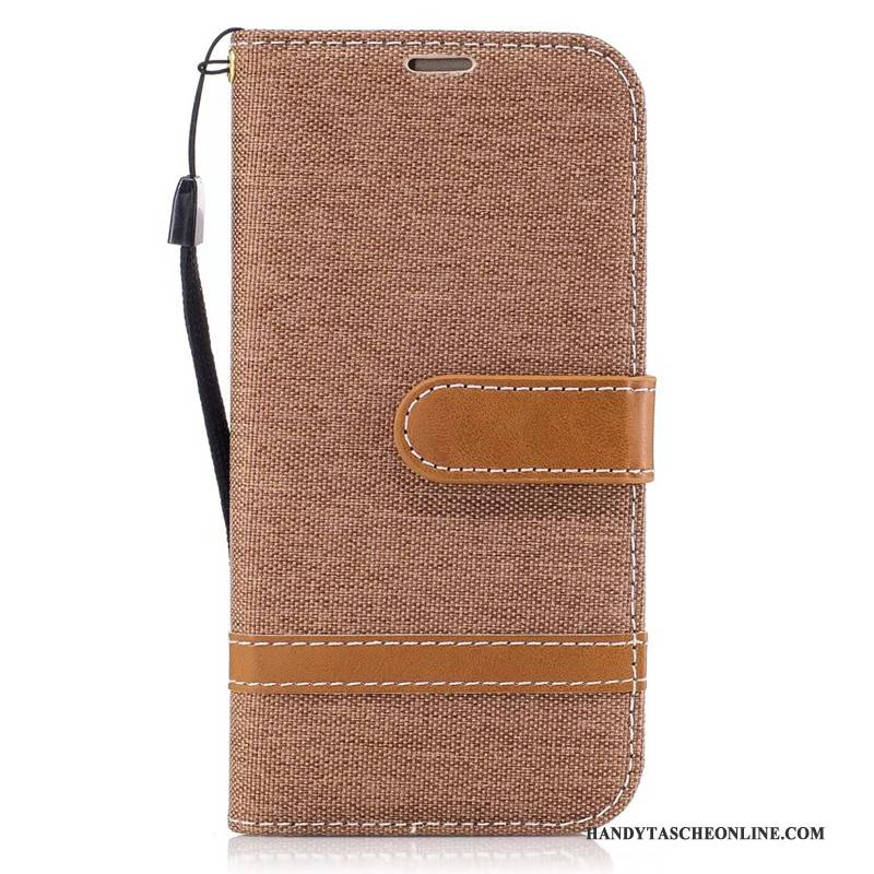 Hülle Samsung Galaxy A5 2017 Geldbörse Denim Lila, Case Samsung Galaxy A5 2017 Schutz