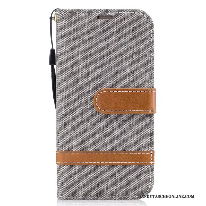 Hülle Samsung Galaxy A5 2017 Geldbörse Denim Lila, Case Samsung Galaxy A5 2017 Schutz
